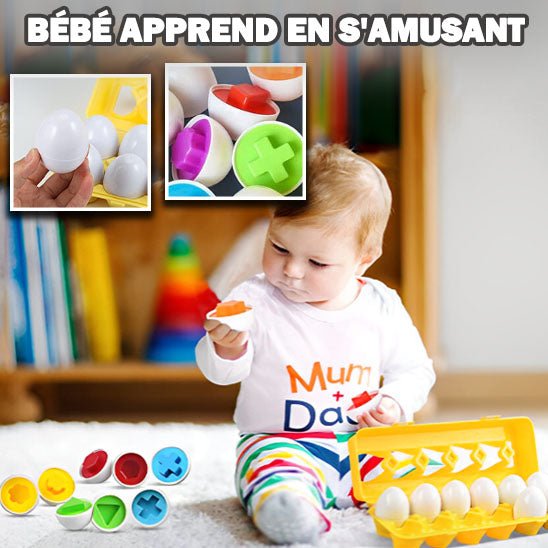 Puzzle Bébé - Petits oeufs - Bébé Rigolo